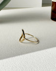 10K Gold Open Circle Ring | Size 6 3/4 | Minimalist & Timeless Gold Ring for Everyday Elegance