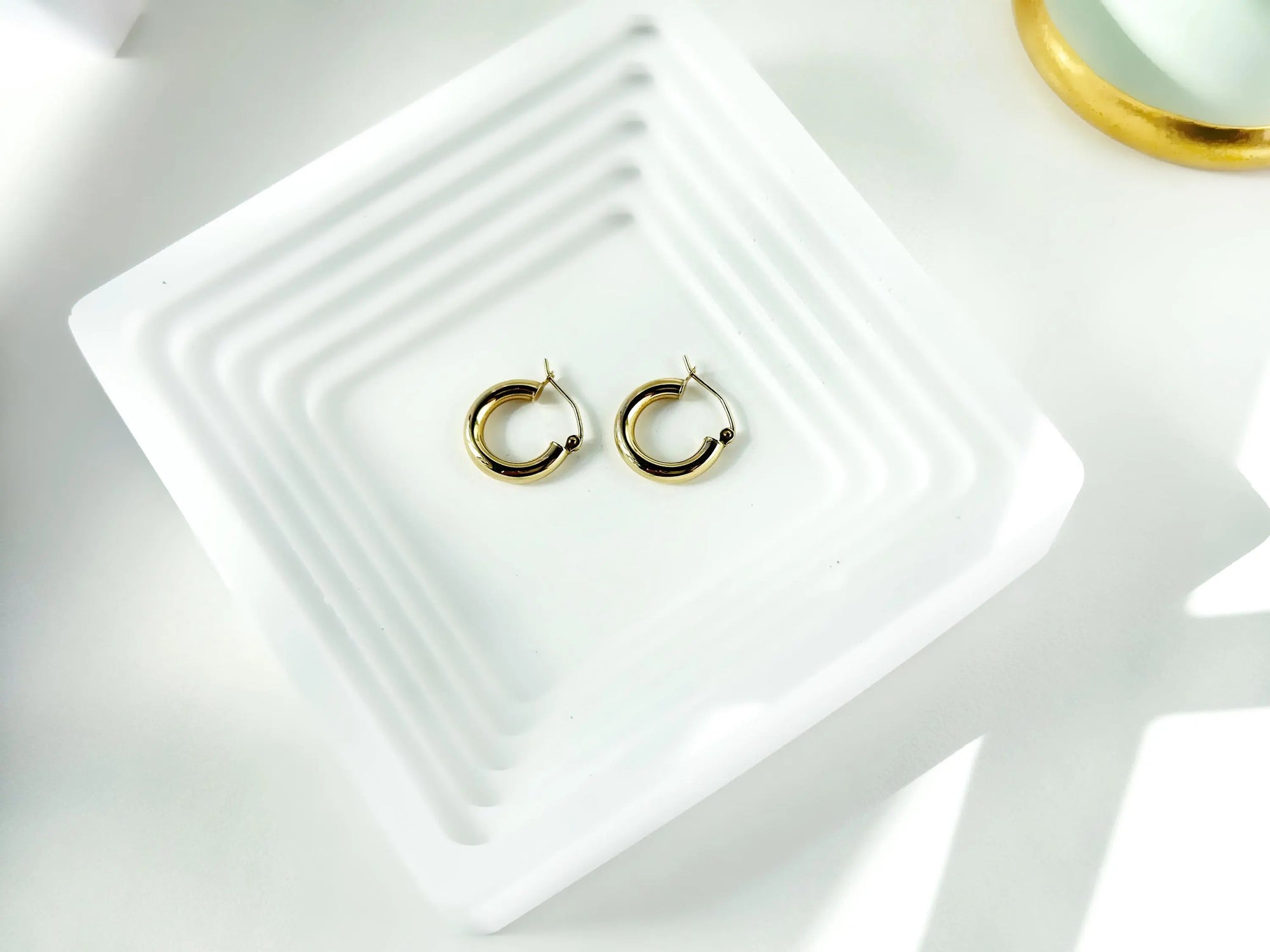 10K Gold Timeless Hoop Earrings